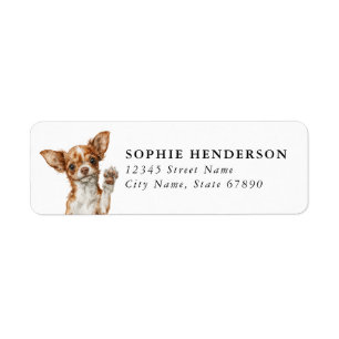 Chihuahua Return Address Labels