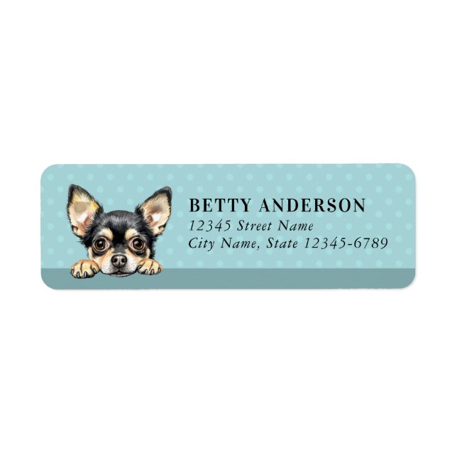 Chihuahua Return Address Labels (Front)