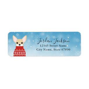 Chihuahua Return Address Labels
