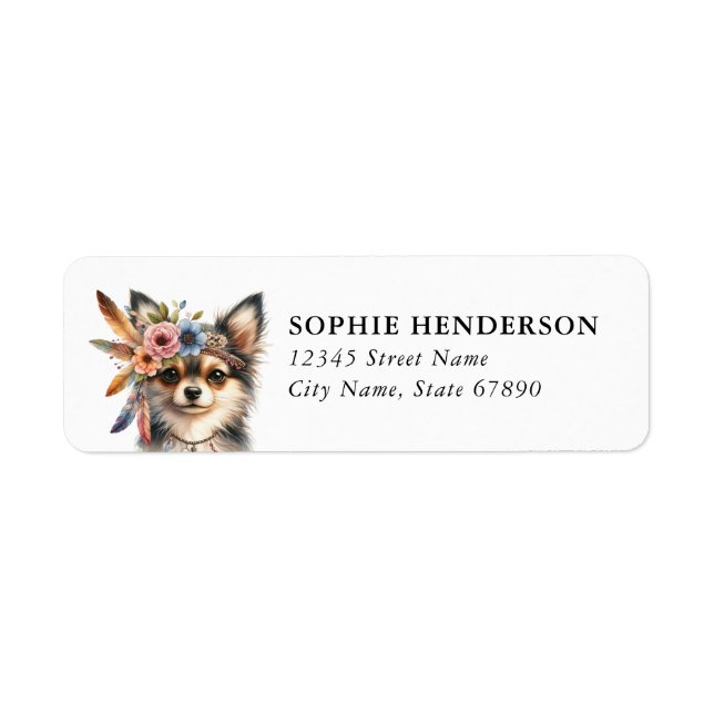 Chihuahua Return Address Labels (Front)
