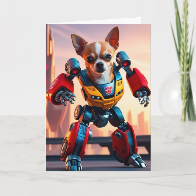 Chihuahua Robot Card (Front)