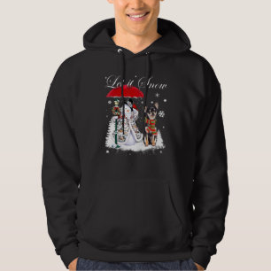 Chihuahua Santa Dog Christmas Snowman Xmas Pajama Hoodie