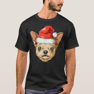 Chihuahua Santa Hat Christmas Chihuahua T-Shirt
