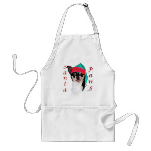 Chihuahua Santa Paws Standard Apron