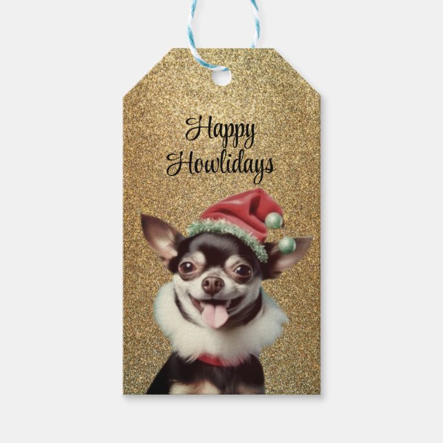 Chihuahua Santa Tag (Front)
