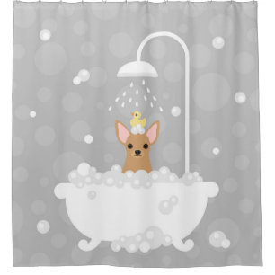 Chihuahua Shower Curtain