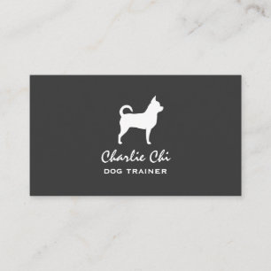 Chihuahua Silhouette Business Card