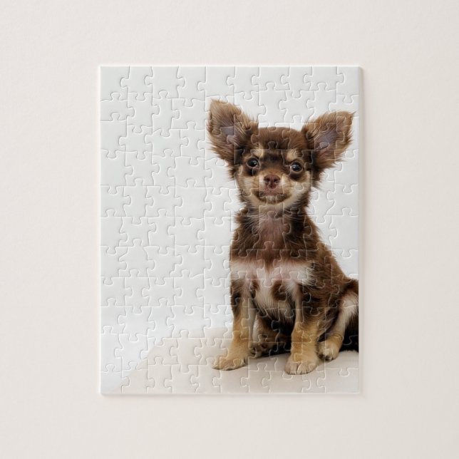Chihuahua Small Dog Jigsaw Puzzle (Vertical)