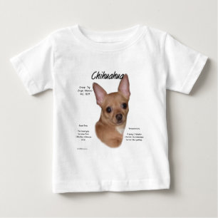 Chihuahua (smooth) History Design Baby T-Shirt
