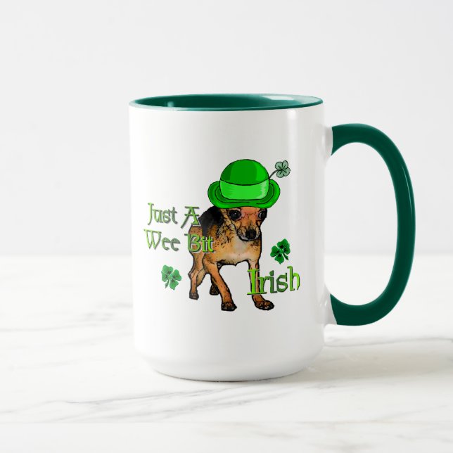 Chihuahua St Patrick's Day Mug (Right)