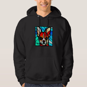 Chihuahua - Stained Glass Pop Art Premium_10 Hoodie