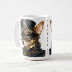 Chihuahua Steampunk Dog Coffee Mug