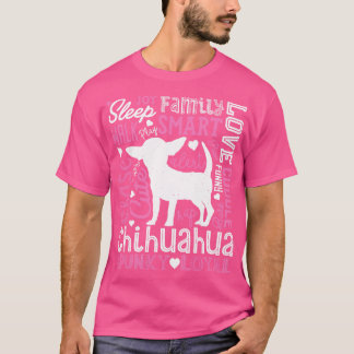 Chihuahua Typography  for Men Women Boys Girls Kid T-Shirt