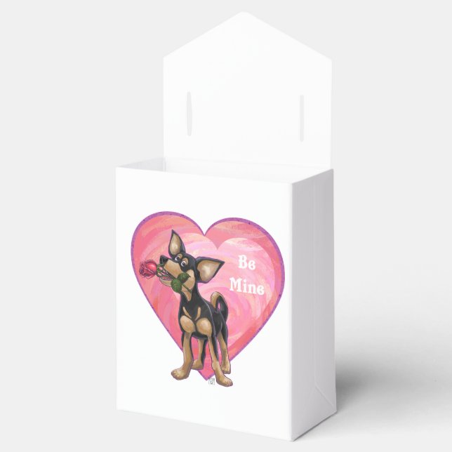 Chihuahua Valentine's Day Favour Box (Opened)