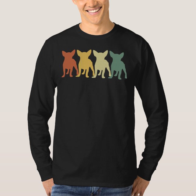 Chihuahua Vintage Retro        T-Shirt (Front)