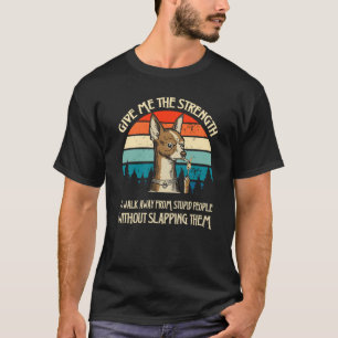 Chihuahua Walk Away From Stupid People Sarcastic Q T-Shirt