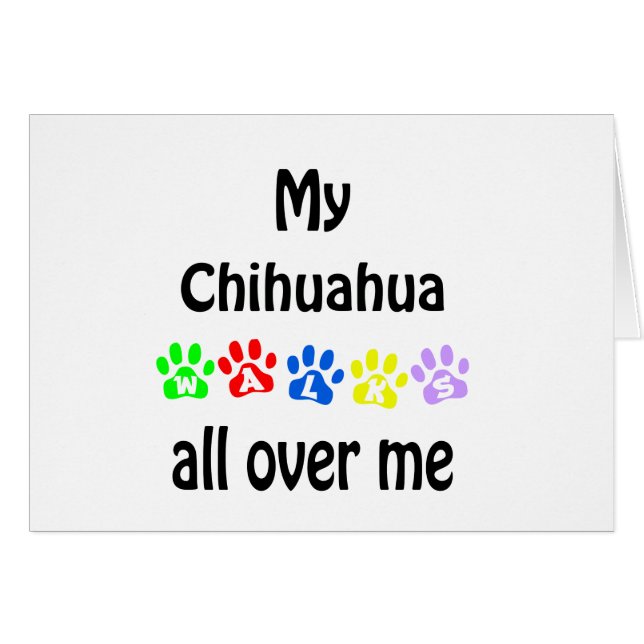 Chihuahua Walks Design (Front Horizontal)