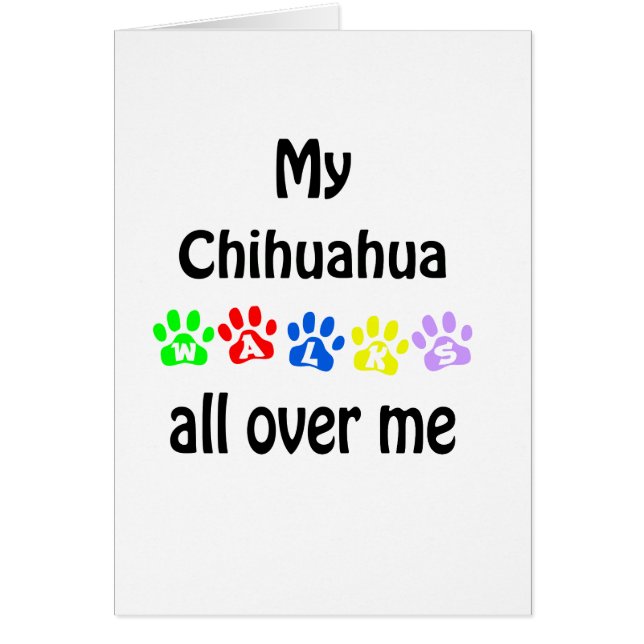 Chihuahua Walks Design (Front)