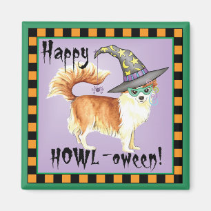 Chihuahua Witch Magnet