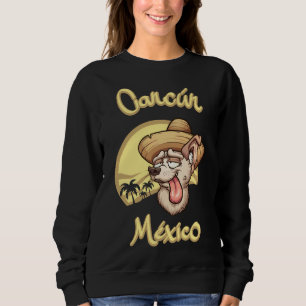 Chihuahua With Sombrero Tri Blend Sweatshirt