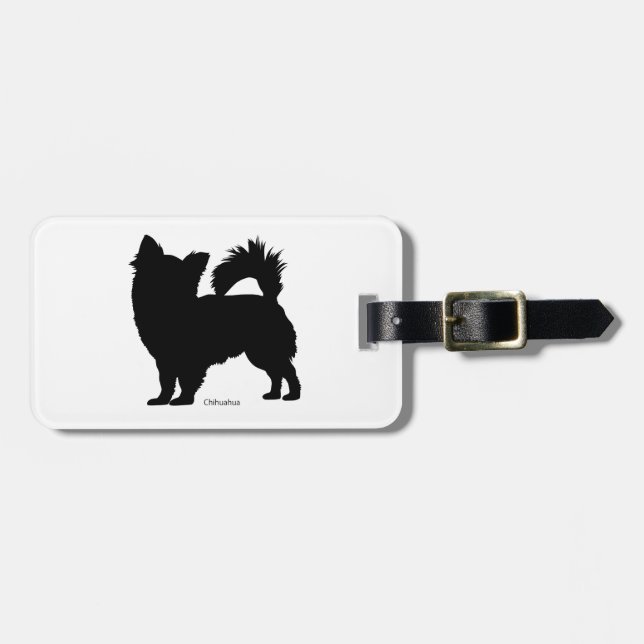 Chihuahuara Gage Tag chihuahua Luggage tag (Front Horizontal)