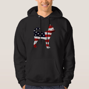 Chihuahuas Dog 4th Of July Chihuahuas American Fla Hoodie