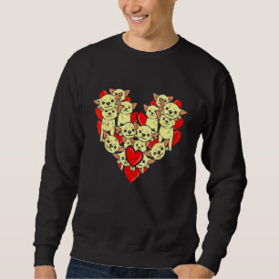 Chihuahuas Dog Hearts Valentine S Day Chiwawa Boy Sweatshirt