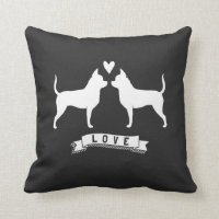 Chihuahuas Love - Dog Silhouettes w/ Heart