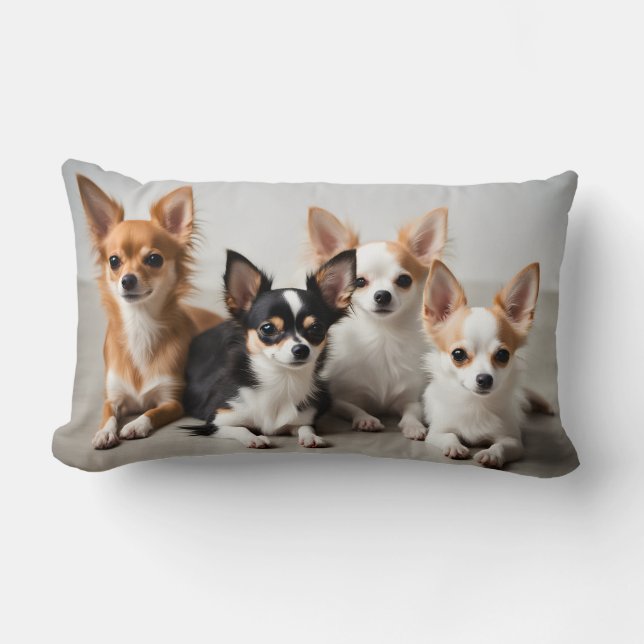 Chihuahuas Lumbar Cushion (Front)