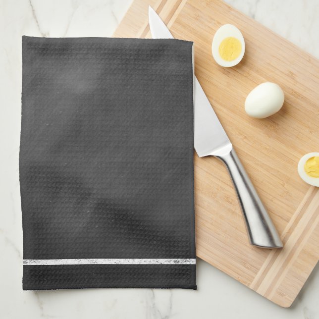 Chihuahuas Spoiled Here Vintage Chalkboard Tea Towel (Quarter Fold)