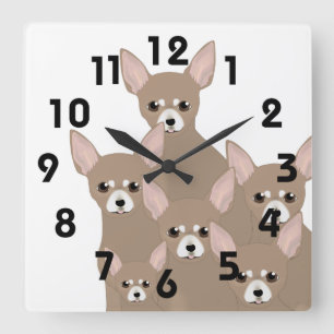 Chihuahuas Wall Clock