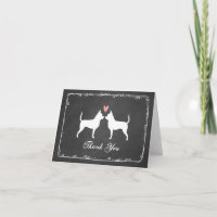 Chihuahuas Wedding Thank You