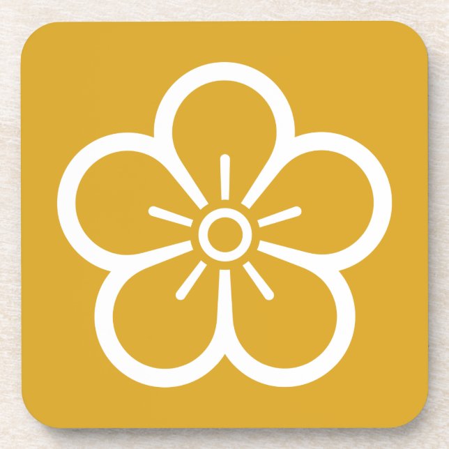 Chikage ume hana coaster (Front)