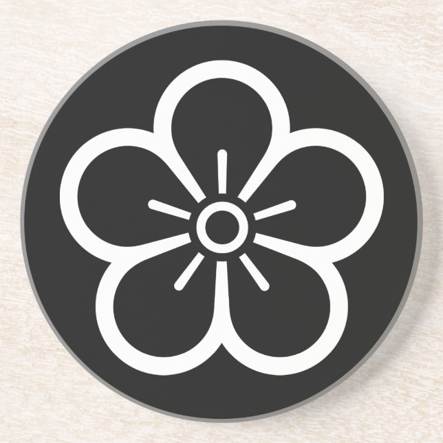Chikage ume hana coaster (Front)