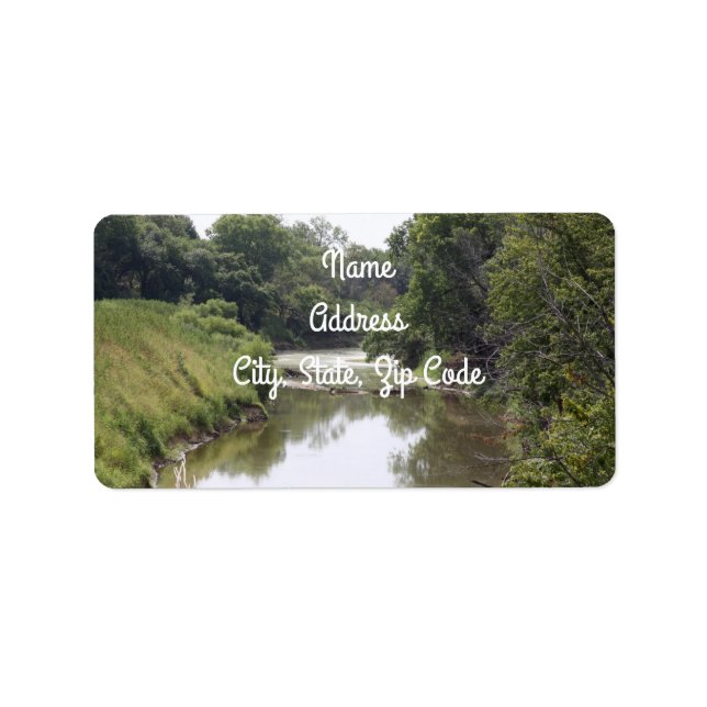 Chikaskia River Address Labels (Front)
