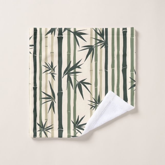 Chikurin Zen (Bamboo Grove) Wash Cloth (Wash Cloth)