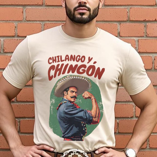 Chilango y Chingón Mexicano Spanish Vintage T-Shirt (Chilango y Chingón Mexicano Spanish Vintage T-Shirt.)