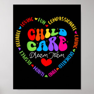 Chilare Dream Team Daycare Crew School Provider Te Poster