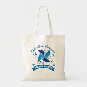 Child Abuse Awareness All Kids Matter Stop the Abu Tote Bag