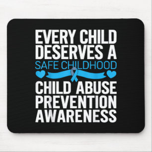 Child Abuse Awareness Child Abuse Prevention Month Mouse Pad