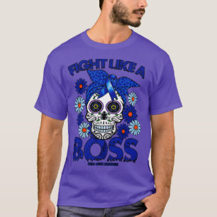 Child Abuse Awareness fight like a boss T-Shirt