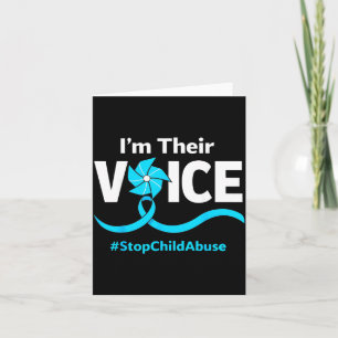 Child Abuse Prevention Awareness Men Women April Card