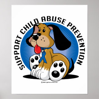Child Abuse Prevention Dog Poster