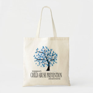 Child Abuse Prevention Tree Tote Bag