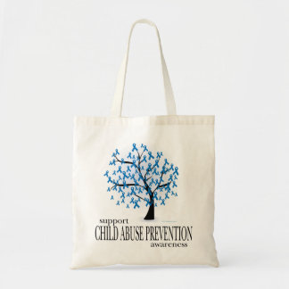 Child Abuse Prevention Tree Tote Bag