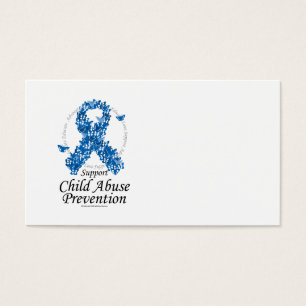 Child Abuse Ribbon of Butterflies