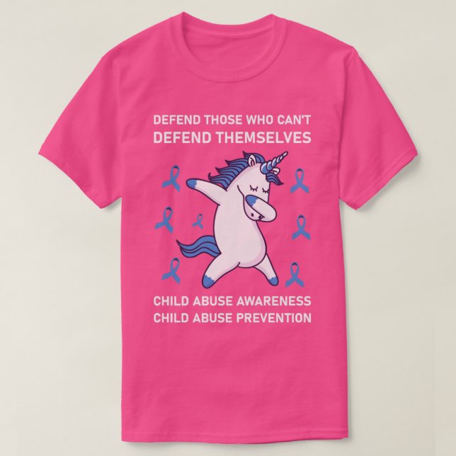 Child Abuse Survivor Child Abuse Prevention  1  T-Shirt (Design Front)