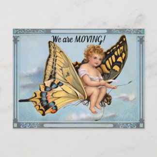 Child And Butterfly Moving Postcard