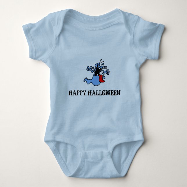 CHILD AND INFANT TOP HAPPY HALLOWEEN (Front)
