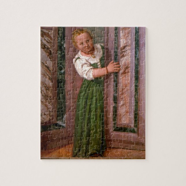 Child at the Door, from the Sala a Crociera, c.156 Jigsaw Puzzle (Vertical)